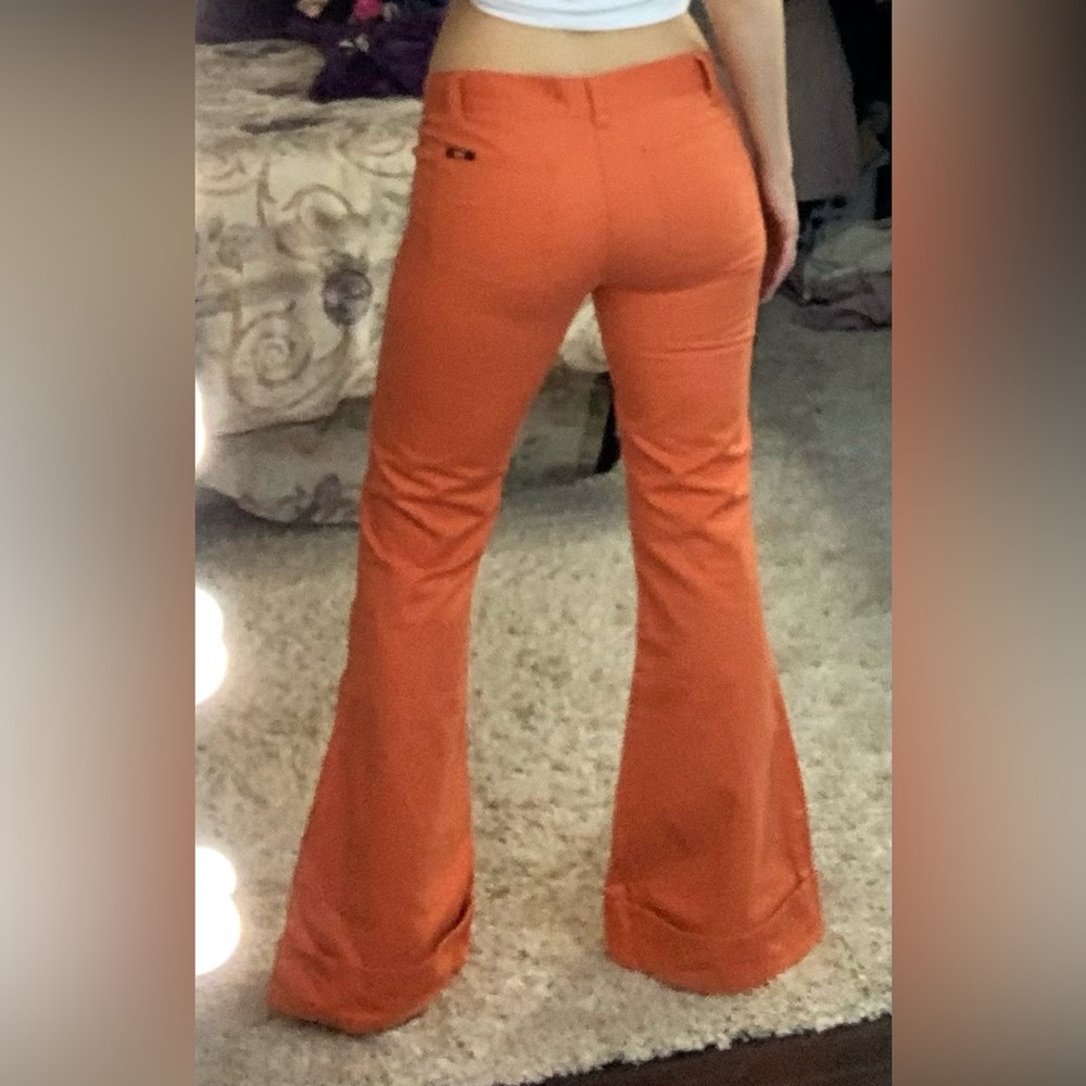 Vintage Y2K Bongo Red Flare Pants